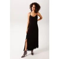 Aniston CASUAL Maxikleid aufwändig mit Spitze verziert - NEUE KOLLEKTION