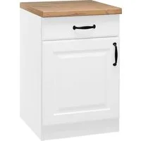 wiho Küchen Unterschrank Erla 60 cm breit mit Kassettenfront