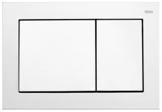 Tece base WC-Betätigungsplatte für Zweimengentechnik weiß glzd., 9240700 9240700