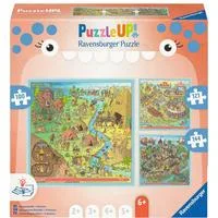 Puzzle UP! Geschichte - Steinzeit, Altes Rom, Mittelalter 100, 121 und 144 Teile