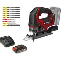 Power X-Change Akku-Stichsäge TE-JS 18/100 Li, 18Volt rot/schwarz, Li-Ionen Akku 2,5Ah