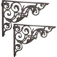 Moritz Wandregalhalter 2er Set Regalwinkel 27 x 33 cm Regalträger, Regalträger Regalwinkel Regalhalterung Wandregal Regal Kommode