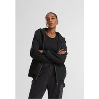 URBAN CLASSICS Hoodie Ladies Fluffy Zip Hoody