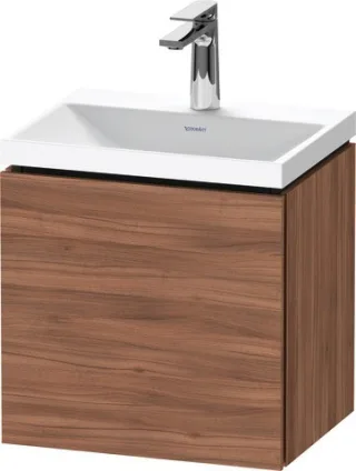 Duravit L-Cube c-shaped Set wandhängend Nussbaum Matt 450x350x480 mm - LC6949O79790000 LC6949O79790000