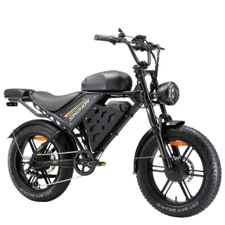 [EU DIRECT] SINOHON MK20-D Electric Bike 48V 18AH 1000W Motor Recommended Top Speed 25KM/H 20 Inch Fat Tire 50KM Mileage