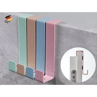 DEKAZIA Türhaken Kinderzimmer bunt Türgarderobe Kinder Einhängehaken Kleiderhaken, Kinderzimmer, Garderobe, Badezimmer, Bad, Flur, Türen, Schubladen, (Tür Haken zum Einhängen Garderobenhaken, Türhänger Türaufhänger), Türhaken zum Einhängen Kinderzimm
