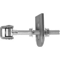 SO-TECH® Torbeschlag Torscharnier verstellbar M16 - M24 mit U-Förmiger Anschweißl (1 St)
