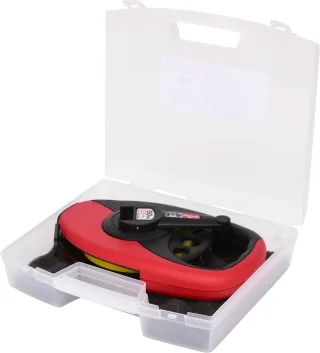 KS Tools Rahmenbandmaß mit gelbem Stahlband, Kunststoffgehäuse gelb - 300.0056
