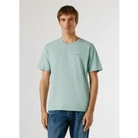 Pepe Jeans T-Shirt JACKO mit kleinem Ton-in-Ton Logoschriftzug