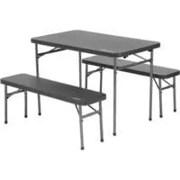 Camping-Tisch Pack-Away Table for 4 2199746 schwarz, 102 x 61cm, 70cm hoch
