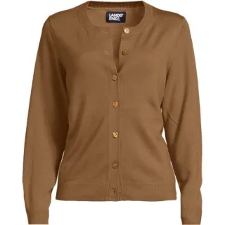 Merino-Cardigan für Damen, Damen, size: regular, Pink, by Lands' End