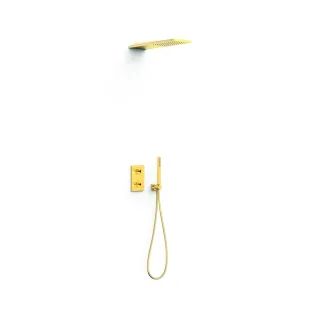 Tres 2 Wege Thermostatarmatur Set Therm box für die Dusche , 21135005OR 21135005OR