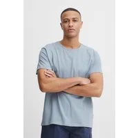 Blend Rundhalsshirt BHDinton tee crew mit Markenlabel, aus Baumwollmischung, Regular Fit, in Single Jersey