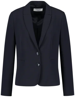 GERRY WEBER Collection - Klassischer Blazer mit Reverskragen marine - Gr. - 36