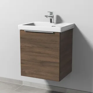 Sanipa 3way Waschtischunterbau zu Villeroy & Boch Subway 3.0 Waschtisch mit 1 Tür, Eiche-Arizona UM84480