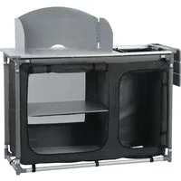 CampFeuer Campingschrank Campingschrank, Campingküche klappbar, Spritzschutz, Waschbecken