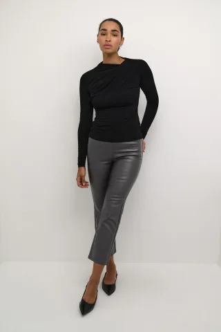 Pants Suiting Slim fit Black Oyster
