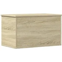 vidaXL Aufbewahrungsbox Truhe Sonoma-Eiche 60x35x35 cm Holzwerkstoff (1 St)