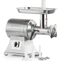 Mahlzeit Fleischwolf Edelstahl Hackfleischmaschine elektrisch 650W 150kg/h silber, 650 W
