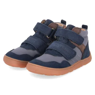 Bisgaard Barfuß-Sneaker BECKY  Blau - Gr. 24 -  Leder und Synthetik