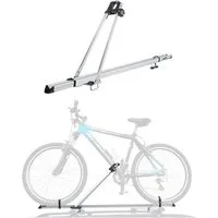 OMAC Dachfahrradträger Dachfahrradträger bis 15kg Fahrradhalter Aluminium Fahrräder, (1-tlg), Abnehmbar, Leichtgewichtig