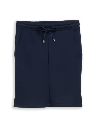Tom Tailor - High Waist Scuba Rock mit Gummibund sky captain blue - Gr. - 36