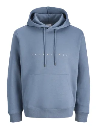 JACK&JONES - JJESTAR JJ SWEAT HOOD NOOS Blue Mirage - Gr. - XS