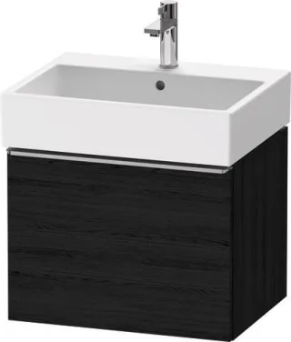 Duravit D-Neo Waschtischunterbau wandhängend Eiche Schwarz Matt 584x442x440 mm - DE4271070160000 DE4271070160000