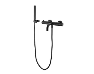 JEE-O slimline Wand-Wannenarmatur mit Thermostat, struktur schwarz, 800-3303 800-3303