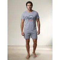 Henry Terre Shorty Herren Pyjama Set Kurz M - 5XL