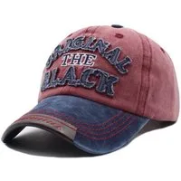 Sporty Baseball Cap Original The Black Vintage Style Used Washed Look Retro Baseballcap vintage Look