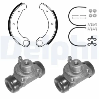 Delphi Bremsbacken hinten Citroen 2 Ami Dyane Mehari 640