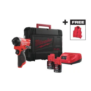 Milwaukee M12FID2-202X + Milwaukee Weste FUEL™ Akku-Kompakt-Schlagschrauber 1/4" Hex - 4933499462