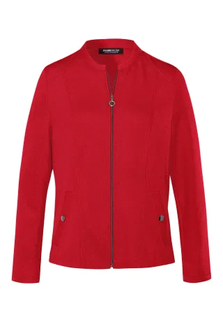FRANK WALDER - Leichtjacke NOS mit modernen Eingrifftaschen cranberry - Gr. - 44