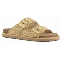 Colors of California Two buckle sandal metal rafia Schlappen