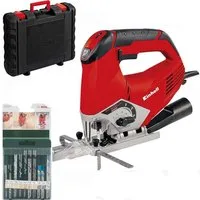 Einhell Pendelhubstichsäge TE-JS 100 750W 4-Stufen Pendelhub Koffer 10x Bosch Stichägeblätter