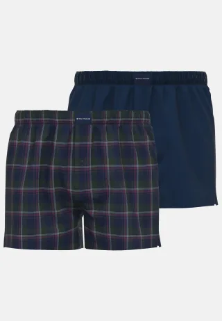 TOM TAILOR BODYWEAR - Wäsche Männlich blau-dunkel-karo - Gr. - 8