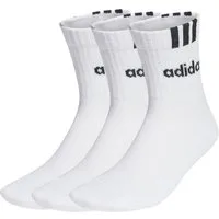 adidas Performance Sportsocken adidas Socken 3S Linear Half-Crew Cushioned Socks 3P
