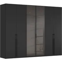 rauch Drehtürenschrank Schrank Garderobe SKAT SHINE Breiten 151/201/251/301cm, Höhe 223/235cm (3 verschiedene Ausstattungen BASIC/CLASSIC/PREMIUM (inkl. SOFT-CLOSE) edle Schrankfront mittig hochwertige Glasrahmentüren MADE IN GERMANY
