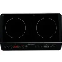 ProfiCook Doppel-Induktionskochplatte PC-DKI 1067, Induktionskochplatte 2 Platten, 60° bis 240°C