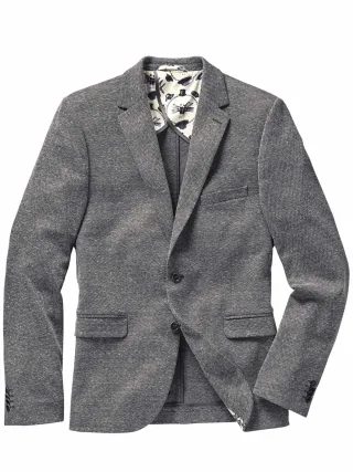 Mey & Edlich Herren Ernst-Mey-Sommeranzugsakko Schwarz Obermaterial: 60 % Leinen, 40 % Polyamid