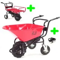 Apex Motorschubkarre Elektrische Schubkarre 200kg Motorschubkarre Li-Ion Akku 18,5V 55963, 1-tlg.