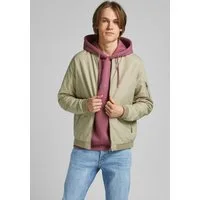 Jack & Jones Blouson JJERUSH mit Stehkragen und Reißverschlusstaschen unifarben, modisch, regular fit, Polyester