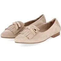 Kaerlek Kaerlek Jeanine 05 Desert Damen Rauleder beige Ballerina