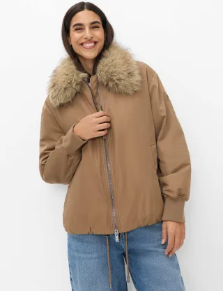Brax Damen Blouson Style INES walnut, braun, Gr. 48