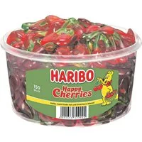 HARIBO Süßigkeit Happy Cherries, Fruchtgummi, 150 Stück