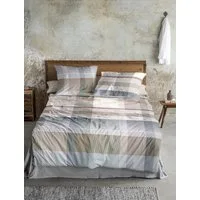 Irisette Bettwäsche Mako-Satin Bettwäsche Set Wave 8891 135 x 200 cm natur, Baumwolle, 2 teilig, bettwäsche 135x200 baumwolle bettwäsche 135x200 mit reißverschluss