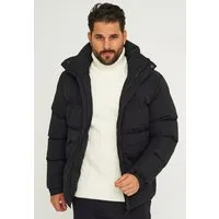 SOULSTAR Winterjacke S2TIMA Herren Pufferjacke mit Kapuze warme Steppjacke Mens Jacket