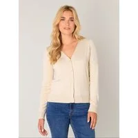 Base Level Strickjacke Yvon mit V-Ausschnitt