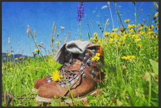 Fussmatte Wandern 4327 | Größe: 60 cm x 45 cm